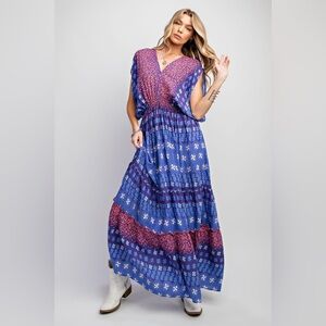 #314 New! Easel Boho Maxi Dress